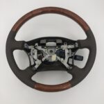 Lexus LX470 Steering Wheel Restored to New Leather and Wood P2056