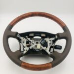 Lexus LX470 Steering Wheel Restored to New Leather and Wood P2057