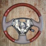 Lexus RX300 1999 Steering Wheel Restored to New Leather and Wood P9855