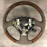 Lexus SC400 1999 Steering Wheel Restored to New Leather and Wood P1530