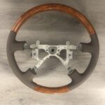 Lexus Steering Wheel Restored to New Leather and Wood P1262
