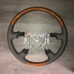 Lexus Steering Wheel Restored to New Leather and Wood P2227