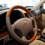Lexus Steering Wheel Restored to New Leather and Wood P2922