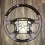Lexus Steering Wheel Restored to New Leather and Wood P4493