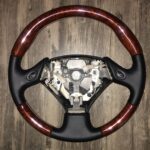 Lexus Steering Wheel Restored to New Leather and Wood P5091