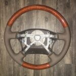 Lexus Steering Wheel Restored to New Leather and Wood P5619