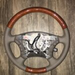 Lexus Steering Wheel Restored to New Leather and Wood P6910