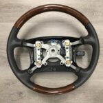Lexus Steering Wheel Restored to New Leather and Wood P8455