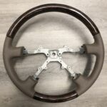 Lexus Steering Wheel Restored to New Leather and Wood P9603