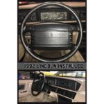 Lincoln Mark VII 1992 Steering Wheel Restored to New Leather P9022