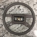 Lincoln Town Car 1988 Steering Wheel Restored to New Leather P7612