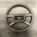 Lincoln Town Car 1989 Steering Wheel Restored to New Leather P0009