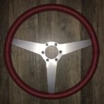 Lotus 23 Steering Wheel Restored to New Leather P4690