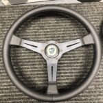 Lotus Steering Wheel Restored to New Leather P6384
