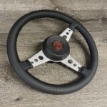 MG MGB 1979 Steering Wheel Restored to New Leather P7450