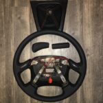 Mazda RX 7 Convertible 1990 Steering Wheel EBrake Gearshift Knob and Boot Restored to New Leather P2917