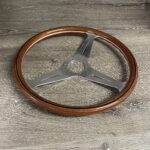 Mercedes 300 CD Nardi 1980 Steering Wheel Restored to New Wood P8165