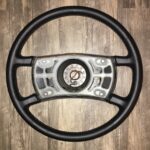 Mercedes 450SL 1978 Steering Wheel Restored to New Leather P1654