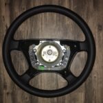 Mercedes E320 Cabriolet 1995 Steering Wheel Restored to New Leather P2297
