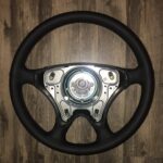 Mercedes Steering Wheel Restored to New Leather P4395