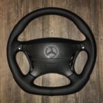 Mercedes Steering Wheel Restored to New Leather P5386