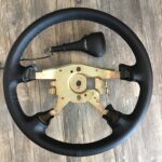 Nissan 300ZX 1991 Steering Wheel and Gearshift Knob Restored to New Leather P6275