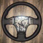 Nissan G35 Infiniti Steering Wheel Restored to New Leather P2096