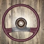 Oldsmobile 442 1986 Steering Wheel Restored to New Leather P5208