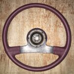 Oldsmobile 442 1987 Steering Wheel Restored to New Leather P9204