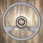 Oldsmobile Salon 442 1985 Steering Wheel Restored to New Leather P0403