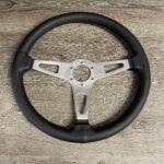 Pininfarina Azzurra 1983 Steering Wheel Restored to New Leather P7913