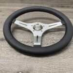 Pontiac GTO 1965 Steering Wheel Restored to New Leather P2843