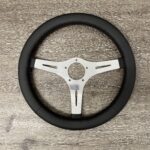 Pontiac GTO 1965 Steering Wheel Restored to New Leather P2844