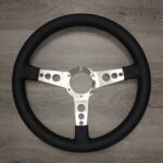 Pontiac Grand Am 1973 Steering Wheel Restored to New Leather P8767