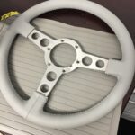 Pontiac Steering Wheel Restored to New Leather P7672