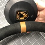 Pontiac Trans Am 1987 Steering Wheel Restored to New Alcantara P1994