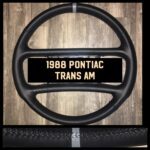 Pontiac Trans Am 1988 Steering Wheel Restored to New Leather P5361