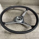 Porsche 356 SC 1963 Steering Wheel Restored to New Leather P6631