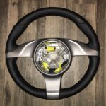 Porsche 911 Carrera 2010 Steering Wheel Restored to New Leather P7367