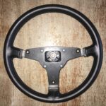 Porsche 911 SC Targa 1979 Steering Wheel Restored to New Leather P8492