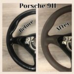 Porsche 911 Steering Wheel Restored to New Leather BEFORE AFTER P1097
