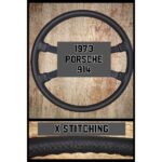 Porsche 914 1973 Steering Wheel Restored to New Leather P9079