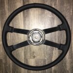 Porsche 914 1974 Steering Wheel Restored to New Leather P4079