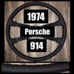 Porsche 914 1974 Steering Wheel Restored to New Leather P4085