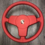 Porsche 930 1982 Steering Wheel Restored to New Leather P9717