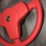 Porsche 930 1982 Steering Wheel Restored to New Leather P9720