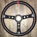 Porsche MOMO Steering Wheel Restored to New Leather P1759