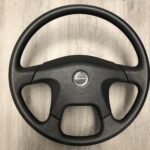 Prevost Steering Wheel Restored to New Leather P9856