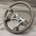 Toyota Land Cruiser 1994 Steering Wheel Restored to New Leather P2808