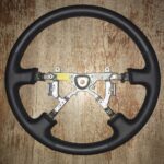 Toyota Land Cruiser 2000 Steering Wheel Restored to New Leather P9038